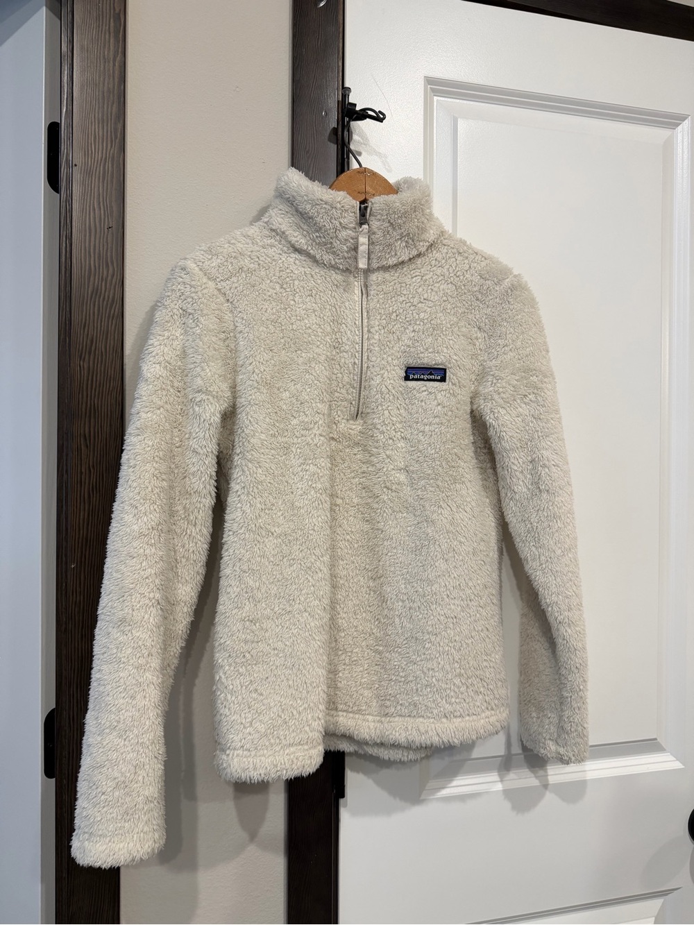 Patagonia Cream Sherpa Fleece Jacket